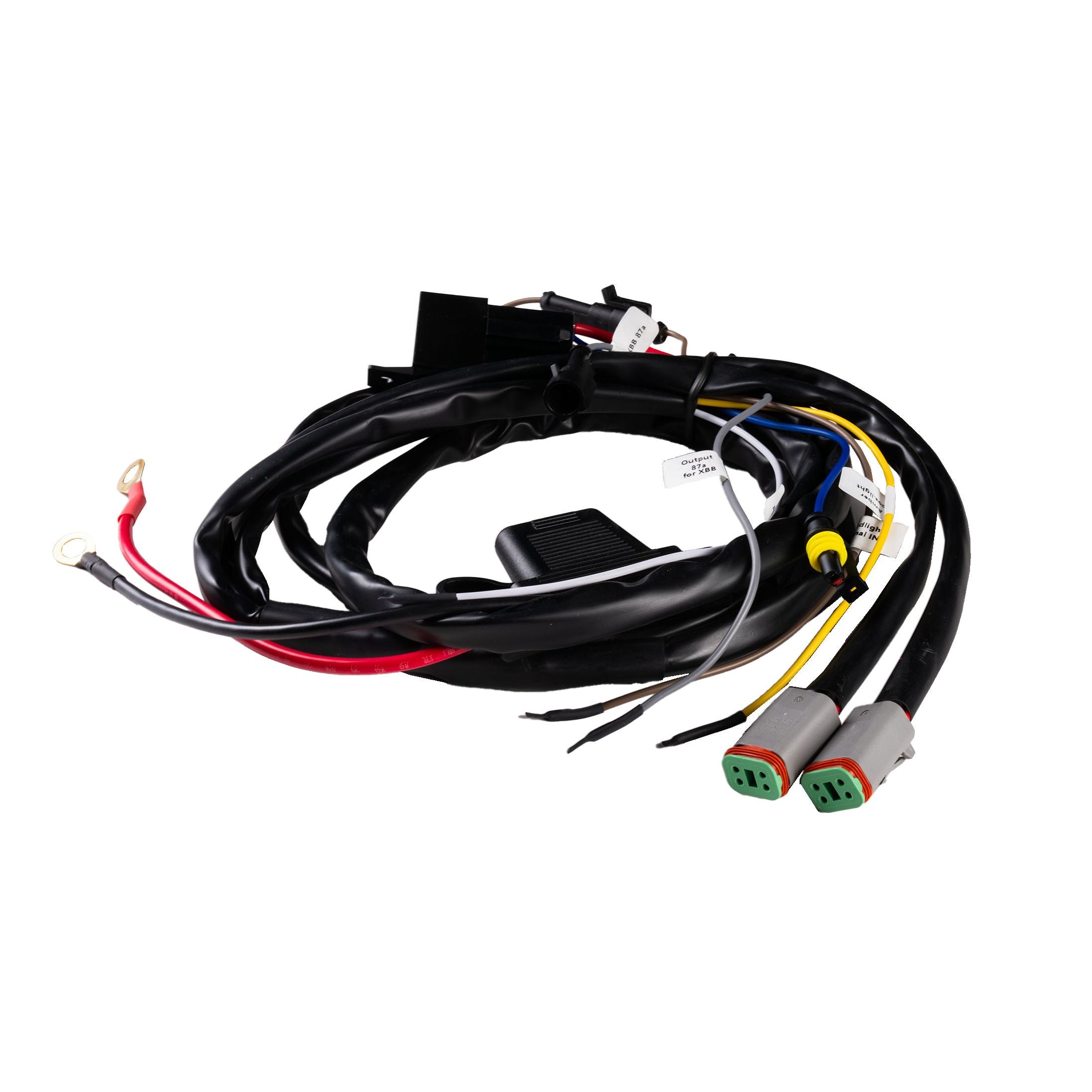 LEDSON DT-4 Kablage 12V med relä, 4-polig, 2st DT 320W - ÖREBRO MC SERVICE